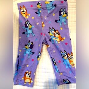 Little sleepies bluey leggings